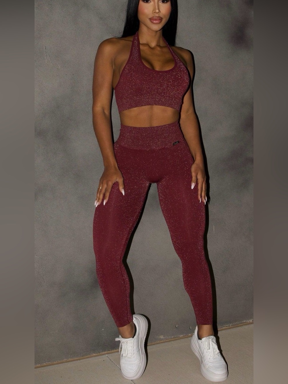 Bombshell Sportswear Shimmer V Back Leggings XS